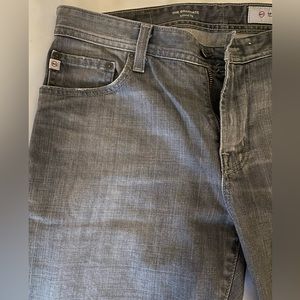 AG Adriano Goldschmied men’s jeans. 33” waist. Gray. Straight leg